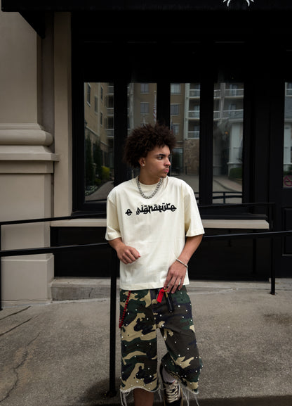 Cream Tee ( Arabic Style Font )